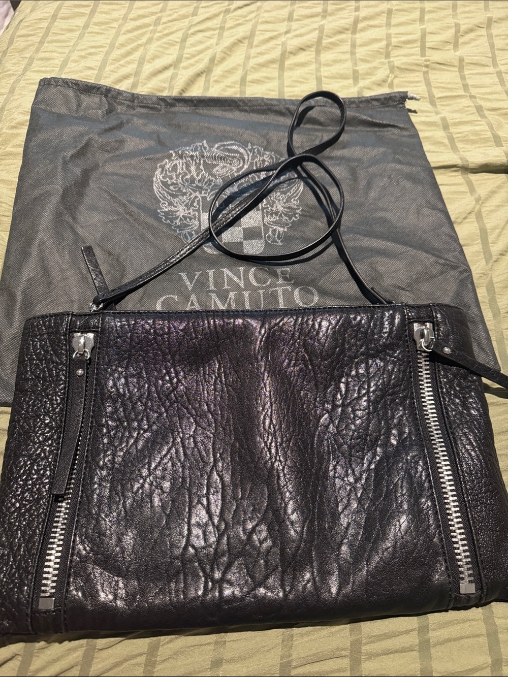 Vince Camuto leather Bailey bag